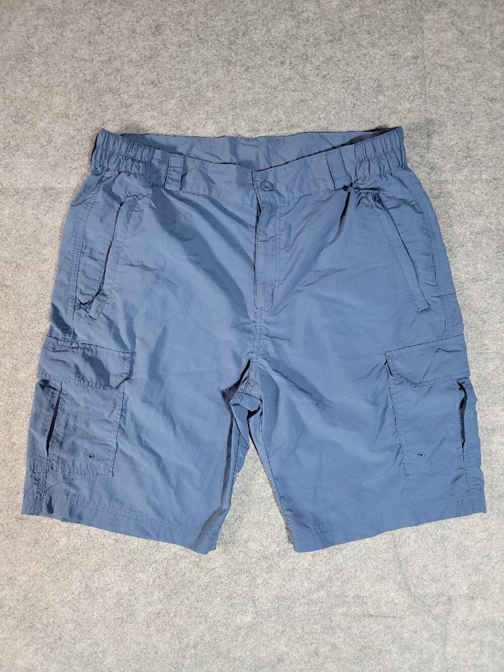 Mountain Warehouse Nylon Explore Gorpcore Cargo Shorts Men's Blue Size 34
